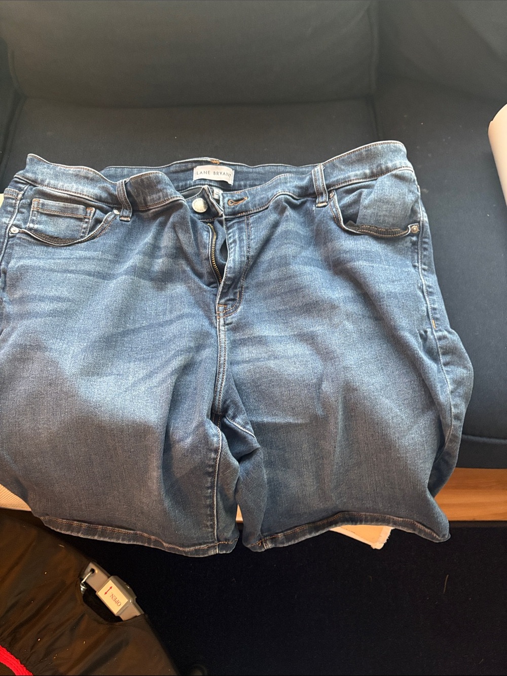 Lane Bryant Boyfriend Jeans in Medium Blue Denim